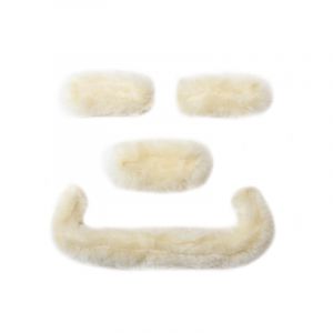 Fourreau de bridon doublure en cuir d'agneau Kavalkade Caliano Via