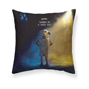 BELUM | Housse de Coussin Harry Potter Taille: 50x50 - Modèle: Dobby A - Tissu: Half Panama 100% Coton 250 Grs.