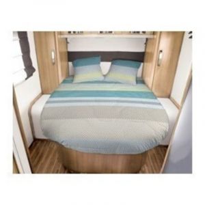 Lit tout fait janvik 140 x 190 coupé à droite pour caravane et camping-car