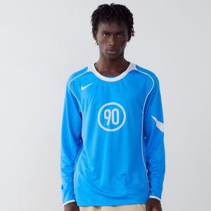 Nike Jersey T90 Energy Ls Bleu/blanc