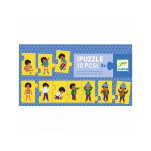 Image de Djeco Puzzles duo-trio je m'habille