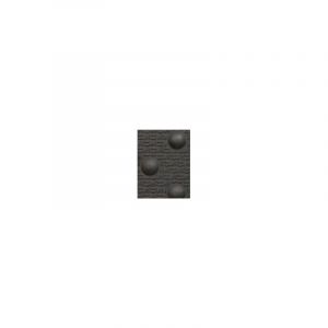 Dinac Dalles podotactiles autoadhésives Dinalert Noir DV15 MTA - 825 x 412 mm - 102007D