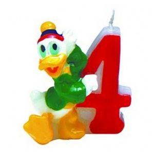 Procos Bougie Mickey Clubhouse : Chiffre 4