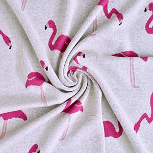 Sevira Kids Couverture pour bébé en coton bio, FLAMANT ROSE