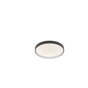 Wofi Plafonnier LED Dubaï gris anthracite 45 x 45 x 5 cm Gris