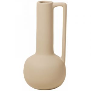 Madura - Vase 18x18xH36 cm Beige grès - elyon - Beige grès