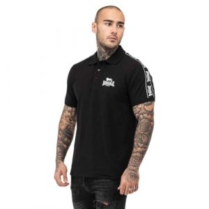 Lonsdale Setter Polo, Noir/Blanc, XL Homme