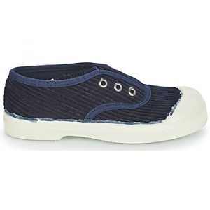 Bensimon Baskets basses enfant TENNIS ELLY CORDUROY Bleu - Taille 31,32,33