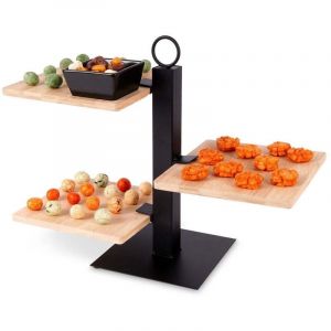 Wadiga Plat &agrave; collation, 3 niveaux, 27 cm