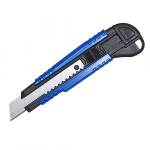 Image de Waytex 931393 Cutter 18mm en Plastique dur Solide et L&eacute;ger avec Lame S&eacute;cable pour Pro et Particuliers