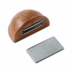 Brinox Butée de retenue adhésive en Bois avec Aimant