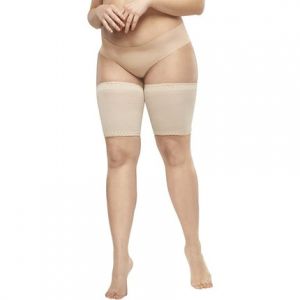 Solidea Jambes libres anti-frottements volants bord doux &eacute;lastique 1S Champagne