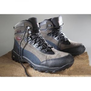 Lico Chaussures de randonn&eacute;e en daim marron/noir &agrave; lacets pour homme - Comfortex - taille 39