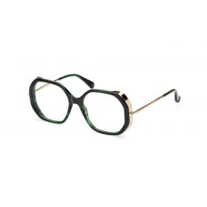 Max Mara Femme MM5138 098 Montures optiques Acétate Vert Ronde Normale