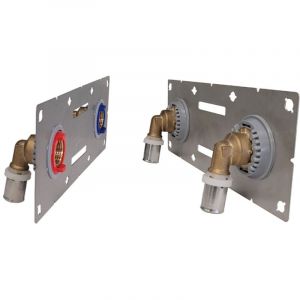 Sortie de cloison SERTIFIX multicouche XR - Entraxe 150mm 1/2"- 16x2Plaque 13mm