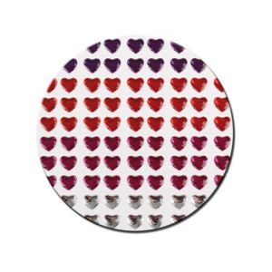 CTOP Stickers strass c&oelig;urs 0,6 cm x 140 pcs - MegaCrea {couleur}