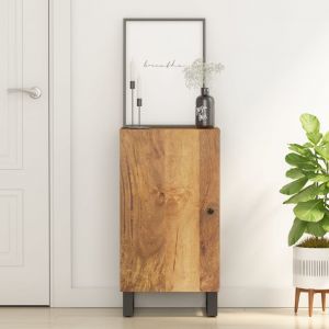 VidaXL Buffet avec porte 40x31x75 cm bois massif de manguier Brun