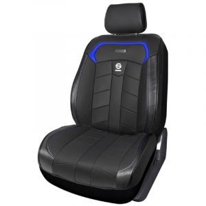 sparco Housse de siège universelle : 1 siège (avant) - PVC Noir (Ref: SPS421BL)