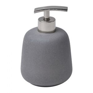 Image de Tendance Distributeur à Savon ou lotion en grès Gris mat 480 ml - Gris anthracite