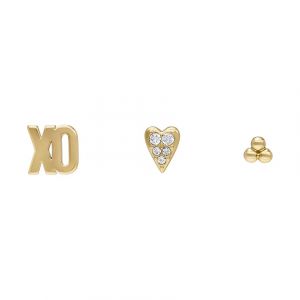 Fossil Schmuck-Set Metall 1 ct Damen (68.99 € / 1 ct)