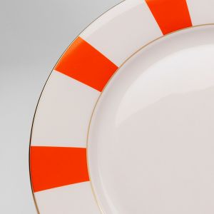 Image de Kare Design Assiettes Harlequin 27cm oranges set de 6