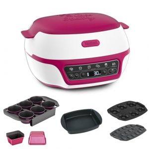 Tefal Cake Factory D&eacute;lices, Machine &agrave; g&acirc;teaux, 5 programmes, mode manuel, moules muffins, cakes, madeleines, donuts