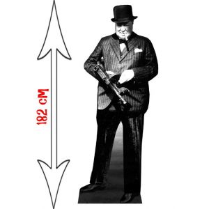 Image de Star Cutouts Winston Churchill Lifesize Cardboard Cut Out