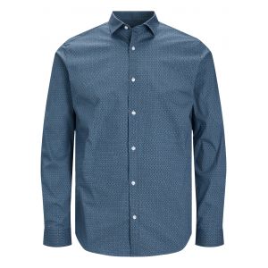 Chemise à manches longues homme jprblablackpool stretch