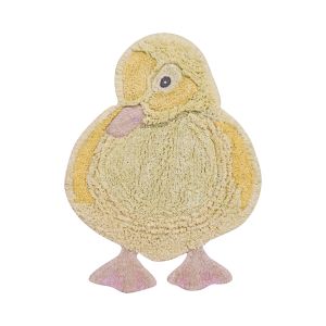 Lorena canals Tapis chambre enfant lavable en machine coton Duck 95x120 Jaune clair