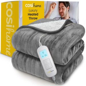Cosi Home Couverture Chauffante Electrique 180x130cm - Gris