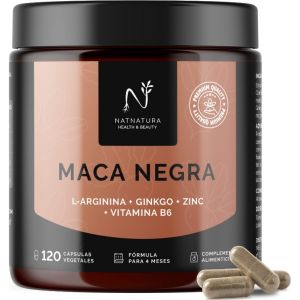 Natnatura Maca Negra Pura 120 c&aacute;psulas
