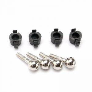 Traxxas Bille de rotule + bagues plastiques 1/16