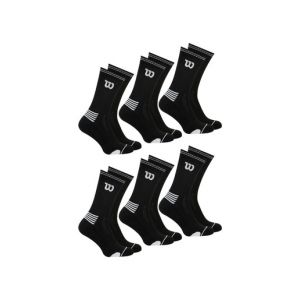 Wilson Lot 6 paires chaussettes Essentiel Wilso - Couleur 39/42, 43/46 - Taille Gris