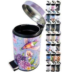 Sanilo Poubelle de Salle de Bain 3L avec système d’abaissement automatique - Colibri