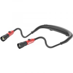 KS Tools 550.1310F - Lampe tour de cou - Lampe led puissante - Tour de cou rechargeable 400 lumens