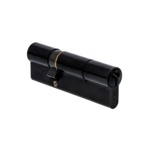 Vachette V5 - Cylindre de Serrure 30x60 mm Noir, 5 Goupilles, Cylindre de s&ucirc;ret&eacute; - Porte d&rsquo;entr&eacute;e, Portes ext&eacute;rieures, Porte de service, Portes int&eacute;rieures, 3 Cl&eacute;s
