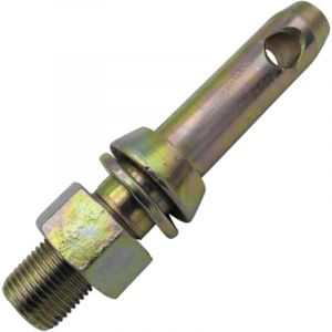 Cyclingcolors 1x Piton Axe Attelage diam&egrave;tre 28mm &agrave; Visser avec Ecrou Cat&eacute;gorie 2 Remorque Moto V&eacute;lo Tracteur Machine Agricole Broche, Filetage M22x40mm