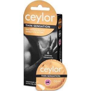 Image de Ceylor *Thin Sensation* extradünne Kondome, verpackt im hygienischen Dösli