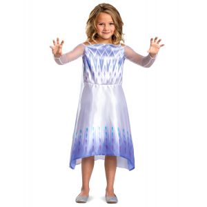 Ruedelafete D&eacute;guisement classique blanc Elsa la reine des neiges2 fille - Couleur Bleu - Taille 7 - 8 ans (124 - 136 cm)