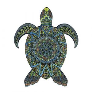 Puzzle en bois - La Tortue Tropicale - Creatifwood