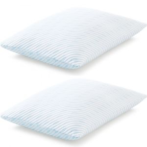 Tempur Set de 2 oreillers Prima SmartCool - Oreiller de sommeil rafraîchissant et soulageant la pression - Fermeté moyenne - 60 x 50 cm