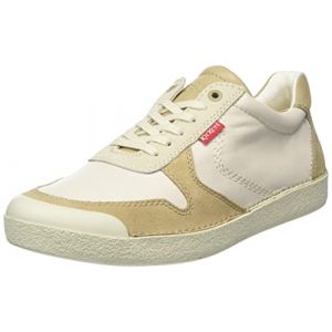 Kickers Homme TRECKY Basket, Blanc/Beige Clair, 45 EU