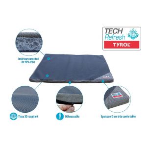 Tyrol Matelas techrefresh 80x60x3cm