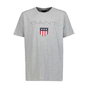 Gant (marque) Teens T-shirt Shield Logo Teen Boys (176) Gris