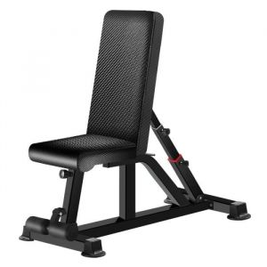 Thor 250 - Banc de fitness pour l'entraînement avec poids et haltères à inclinaison réglable, design ultra ergonomique et châssis solide et