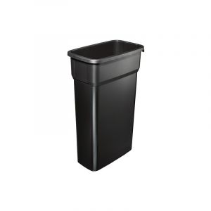 Rotho Pro Selecto Premium Poubelle 70l sans couvercle, Plastique (PP) sans BPA, noir, 70l (29.0 x 49.0 x 73.0 cm)
