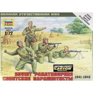 Zvezda Z6138 - Maquette parachutistes Soviétiques - Echelle 1:72