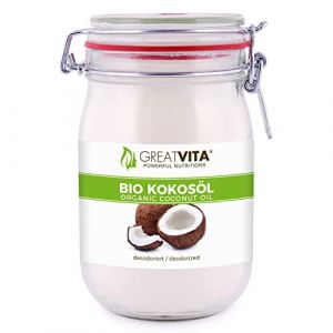 Image de Mea Vita MeaVita Huile de Noix de Coco Insipide dans un Bocal à Repasser Désodorisée 1 L