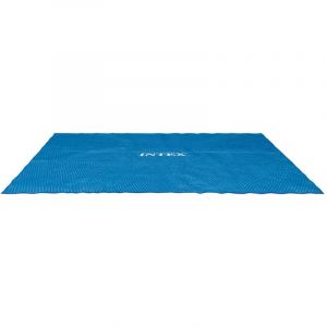 Intex Couverture solaire de piscine bleu 716x346 cm polyéthylène