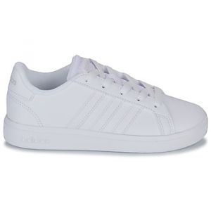 Adidas Baskets basses enfant GRAND COURT 2.0 K - Couleur 36,38,40,28,29,31,32,33,34,35,36 2/3,37 1/3,38 2/3,39 1/3,35 1/2,33 1/2,31 1/2,30 1/2,28 1/2 - Taille Blanc